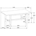 Crestmore 5 Pc Dining Set - Imperial Furniture (Las Vegas, NV) - Multi Location