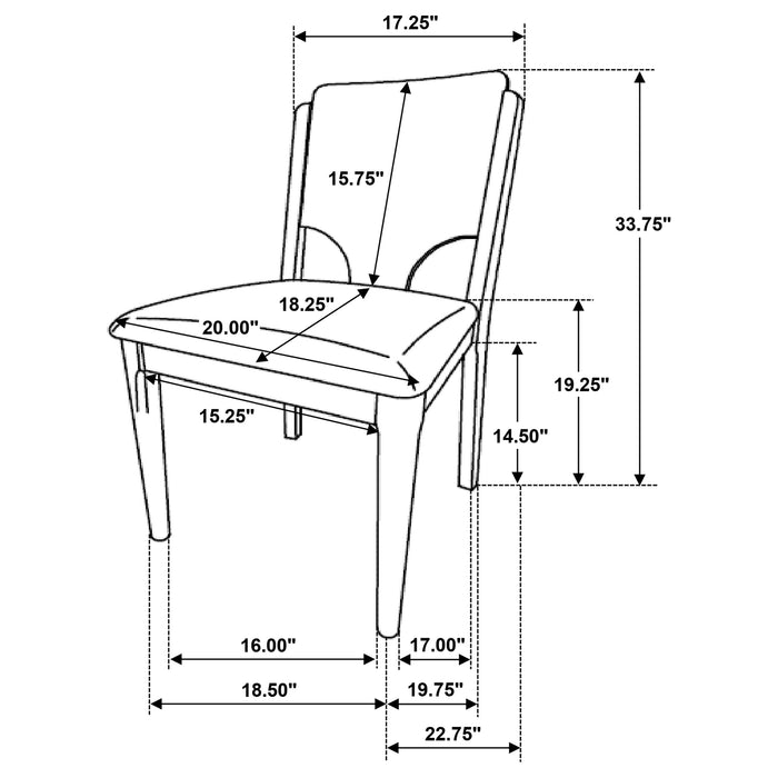 Crestmore 7 Pc Dining Set - Imperial Furniture (Las Vegas, NV) - Multi Location