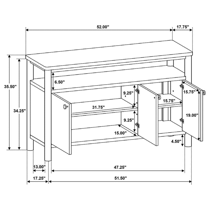 Crestmore Sideboard - Imperial Furniture (Las Vegas, NV) - Multi Location