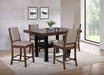 Patterson 5 Pc Counter Height Dining Set - Imperial Furniture (Las Vegas, NV) - Multi Location