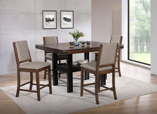Patterson 5 Pc Counter Height Dining Set - Imperial Furniture (Las Vegas, NV) - Multi Location