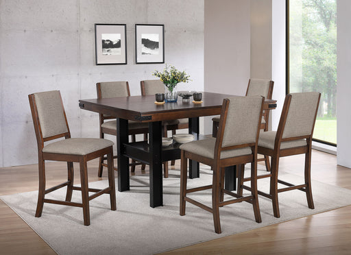 Patterson 7 Pc Counter Height Dining Set - Imperial Furniture (Las Vegas, NV) - Multi Location