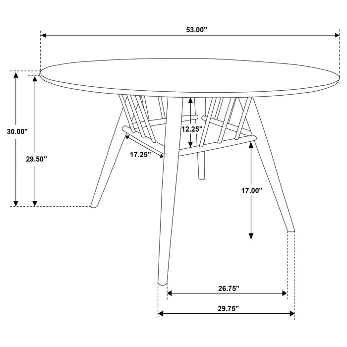 Everton Dining Table - Imperial Furniture (Las Vegas, NV) - Multi Location