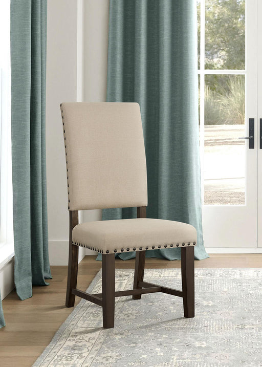Twain Upholstered Side Chairs Beige (Set of 2) - Imperial Furniture (Las Vegas, NV) - Multi Location
