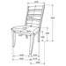 Danvers 5 Pc Dining Set - Imperial Furniture (Las Vegas, NV) - Multi Location