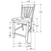 Canfield 5 Pc Counter Height Dining Set - Imperial Furniture (Las Vegas, NV) - Multi Location