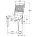Scottsdale 5 Pc Dining Set - Imperial Furniture (Las Vegas, NV) - Multi Location