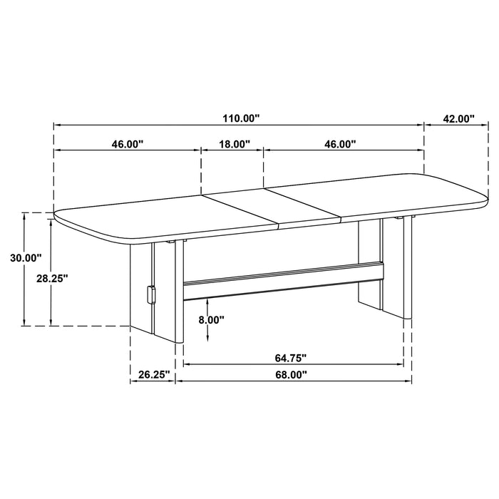 Kailani 10 Pc Dining Set - Imperial Furniture (Las Vegas, NV) - Multi Location