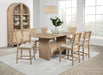Kailani 8 Pc Counter Height Dining Set - Imperial Furniture (Las Vegas, NV) - Multi Location