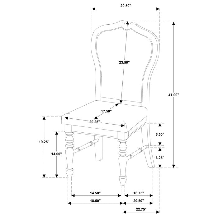 Landon 7 Pc Dining Set - Imperial Furniture (Las Vegas, NV) - Multi Location