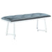Beaufort Upholstered Tufted Bench Dark Grey - Imperial Furniture (Las Vegas, NV) - Multi Location