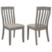 Nogales Slat Back Side Chairs Coastal Grey (Set of 2) - Imperial Furniture (Las Vegas, NV) - Multi Location