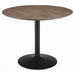 Cora Round Dining Table Walnut and Black - Imperial Furniture (Las Vegas, NV) - Multi Location
