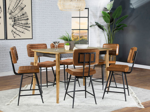 Partridge 7 Pc Counter Height Dining Set - Imperial Furniture (Las Vegas, NV) - Multi Location