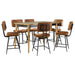 Partridge 7 Pc Counter Height Dining Set - Imperial Furniture (Las Vegas, NV) - Multi Location