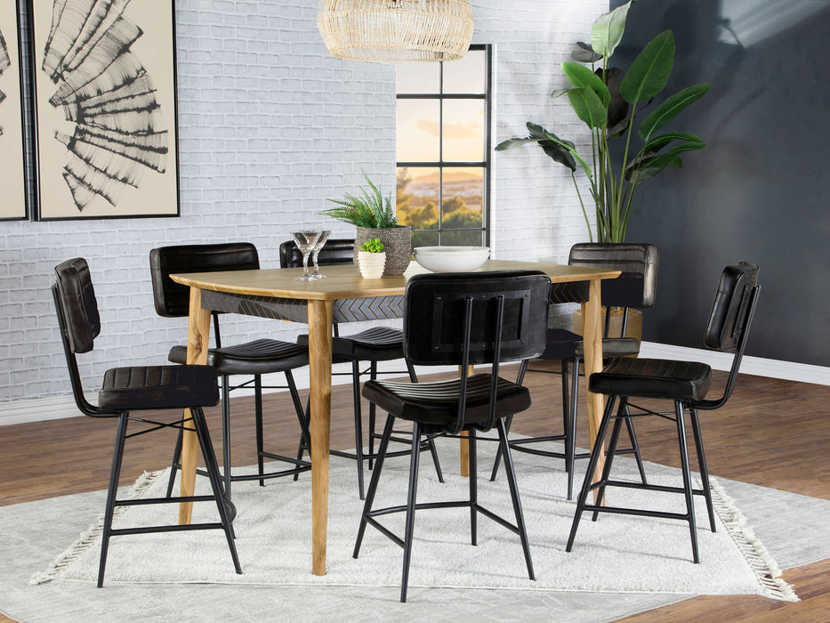 Partridge 7 Pc Counter Height Dining Set - Imperial Furniture (Las Vegas, NV) - Multi Location