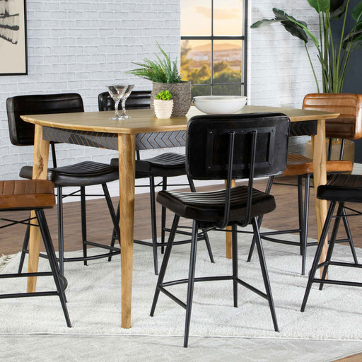 Partridge Rectangular Counter Height Table Natural Sheesham - Imperial Furniture (Las Vegas, NV) - Multi Location