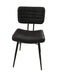 Partridge Padded Side Chairs Espresso and Black (Set of 2) - Imperial Furniture (Las Vegas, NV) - Multi Location