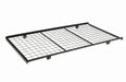 Eden Twin Trundle Bed with Rollers Black - Imperial Furniture (Las Vegas, NV) - Multi Location