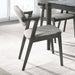 Stevie Upholstered Demi Arm Dining Side Chairs Brown Grey and Black (Set of 2) - Imperial Furniture (Las Vegas, NV) - Multi Location
