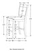 Dewey 5 Pc Counter Height Dining Sets - Imperial Furniture (Las Vegas, NV) - Multi Location