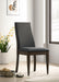 Wes Upholstered Side Chair (Set of 2) Grey and Dark Walnut - Imperial Furniture (Las Vegas, NV) - Multi Location
