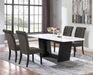 Sherry Rectangular Marble Top Dining Table set - Imperial Furniture (Las Vegas, NV) - Multi Location