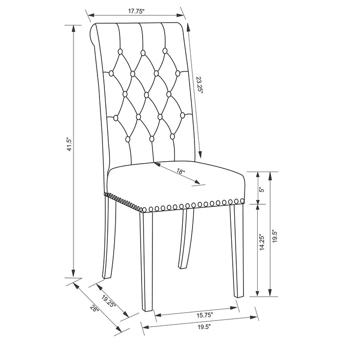 Sherry 5 Pc Dining Set - Imperial Furniture (Las Vegas, NV) - Multi Location