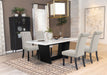 Sherry Rectangular Marble Top Dining Table set - Imperial Furniture (Las Vegas, NV) - Multi Location