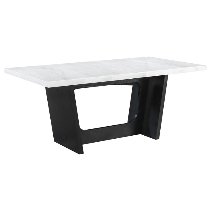 Sherry Rectangular Marble Top Dining Table set - Imperial Furniture (Las Vegas, NV) - Multi Location