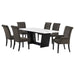 Sherry Rectangular Marble Top Dining Table set - Imperial Furniture (Las Vegas, NV) - Multi Location