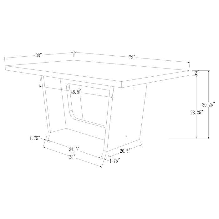 Sherry 7 Pc Dining Set - Imperial Furniture (Las Vegas, NV) - Multi Location