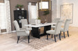Sherry Rectangular Marble Top Dining Table set - Imperial Furniture (Las Vegas, NV) - Multi Location