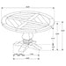 Florence Dining Tables Black - Imperial Furniture (Las Vegas, NV) - Multi Location