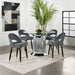 Ellie 5 Pc Counter Height Dining Sets Gray - Imperial Furniture (Las Vegas, NV) - Multi Location