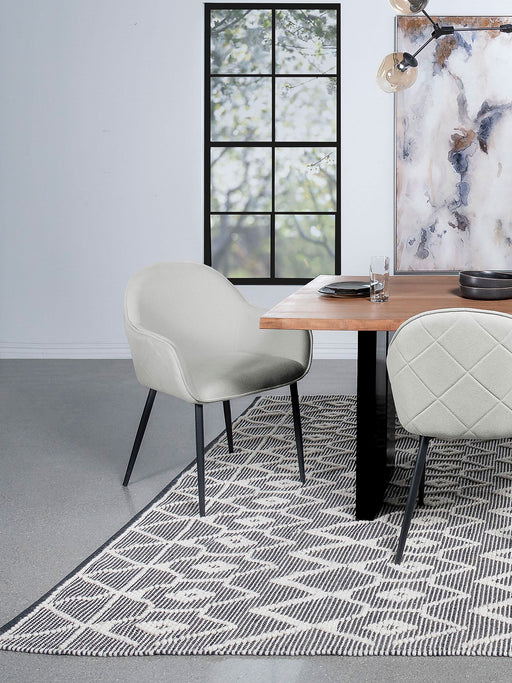 Emma Upholstered Dining Arm Chair (Set of 2) - Imperial Furniture (Las Vegas, NV) - Multi Location