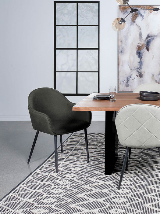 Emma Upholstered Dining Arm Chair (Set of 2) - Imperial Furniture (Las Vegas, NV) - Multi Location