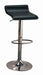 Bidwell 29" Upholstered Backless Adjustable Bar Stools Black and Chrome (Set of 2) - Imperial Furniture (Las Vegas, NV) - Multi Location
