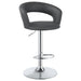 Barraza 29" Adjustable Height Bar Stool Grey and Chrome - Imperial Furniture (Las Vegas, NV) - Multi Location