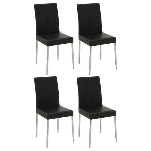 Maston Upholstered Dining Chairs Black (Set of 4) - Imperial Furniture (Las Vegas, NV) - Multi Location