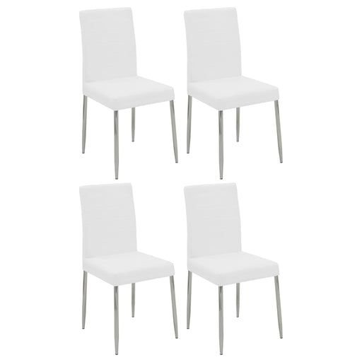 Maston Upholstered Dining Chairs White (Set of 4) - Imperial Furniture (Las Vegas, NV) - Multi Location
