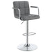 Palomar Adjustable Height Bar Stool Grey and Chrome - Imperial Furniture (Las Vegas, NV) - Multi Location