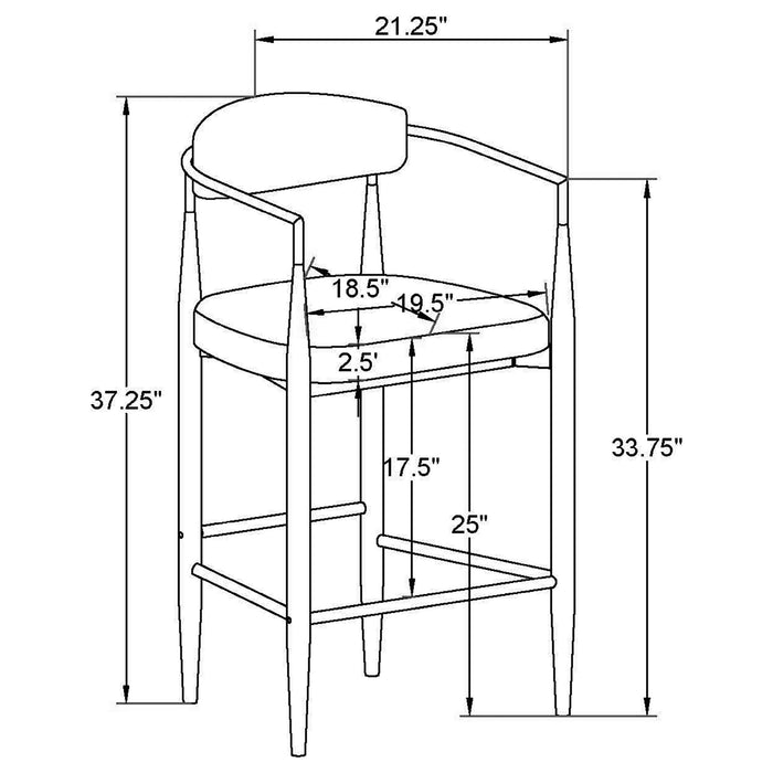 Tina Counter Stool - Imperial Furniture (Las Vegas, NV) - Multi Location