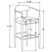 Tina Bar Stool - Imperial Furniture (Las Vegas, NV) - Multi Location