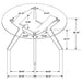 Paxton 5 Pc Dining Sets - Imperial Furniture (Las Vegas, NV) - Multi Location