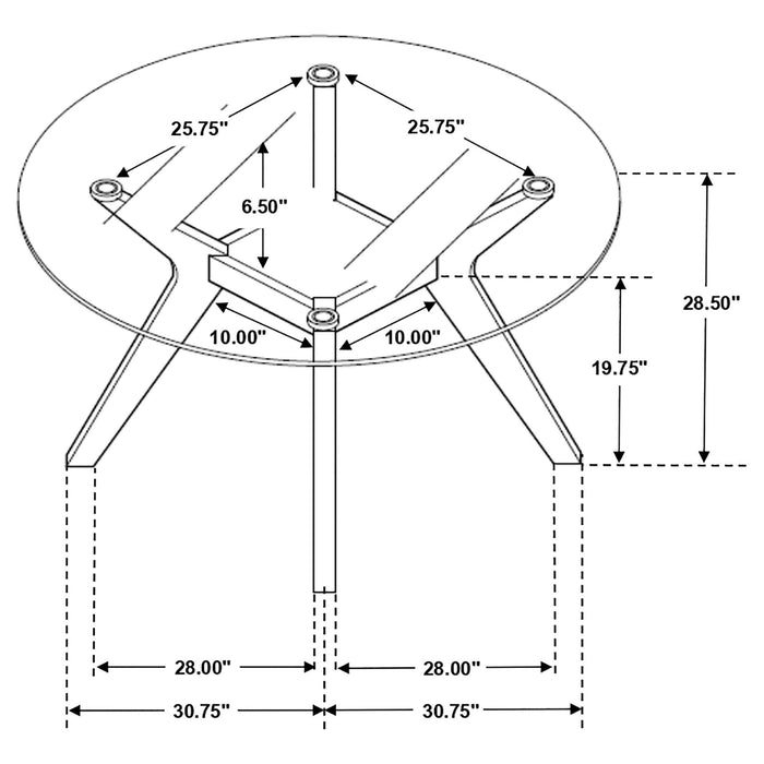 Paxton Dining Tables - Imperial Furniture (Las Vegas, NV) - Multi Location