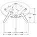 Paxton Dining Tables - Imperial Furniture (Las Vegas, NV) - Multi Location
