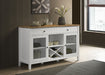 Hollis 2-door Dining Sideboard with Drawers Brown and White - Imperial Furniture (Las Vegas, NV) - Multi Location