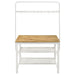 Edgeworth 3-piece Kitchen Island Counter Table Set White - Imperial Furniture (Las Vegas, NV) - Multi Location