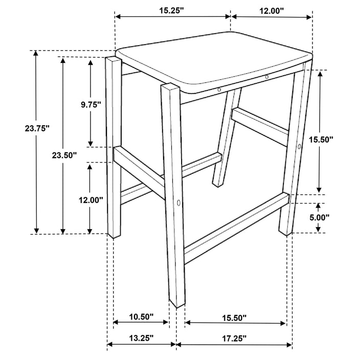 Edgeworth 3-piece Kitchen Island Counter Table Set White - Imperial Furniture (Las Vegas, NV) - Multi Location